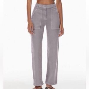 Wilfred Grey-Purple High-Waisted Pants